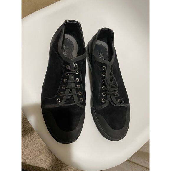 Badgley Mischka Men\'s Sneakers Black Combo Size 9.5 Lace Up Low Top Casual Shoes main image 8